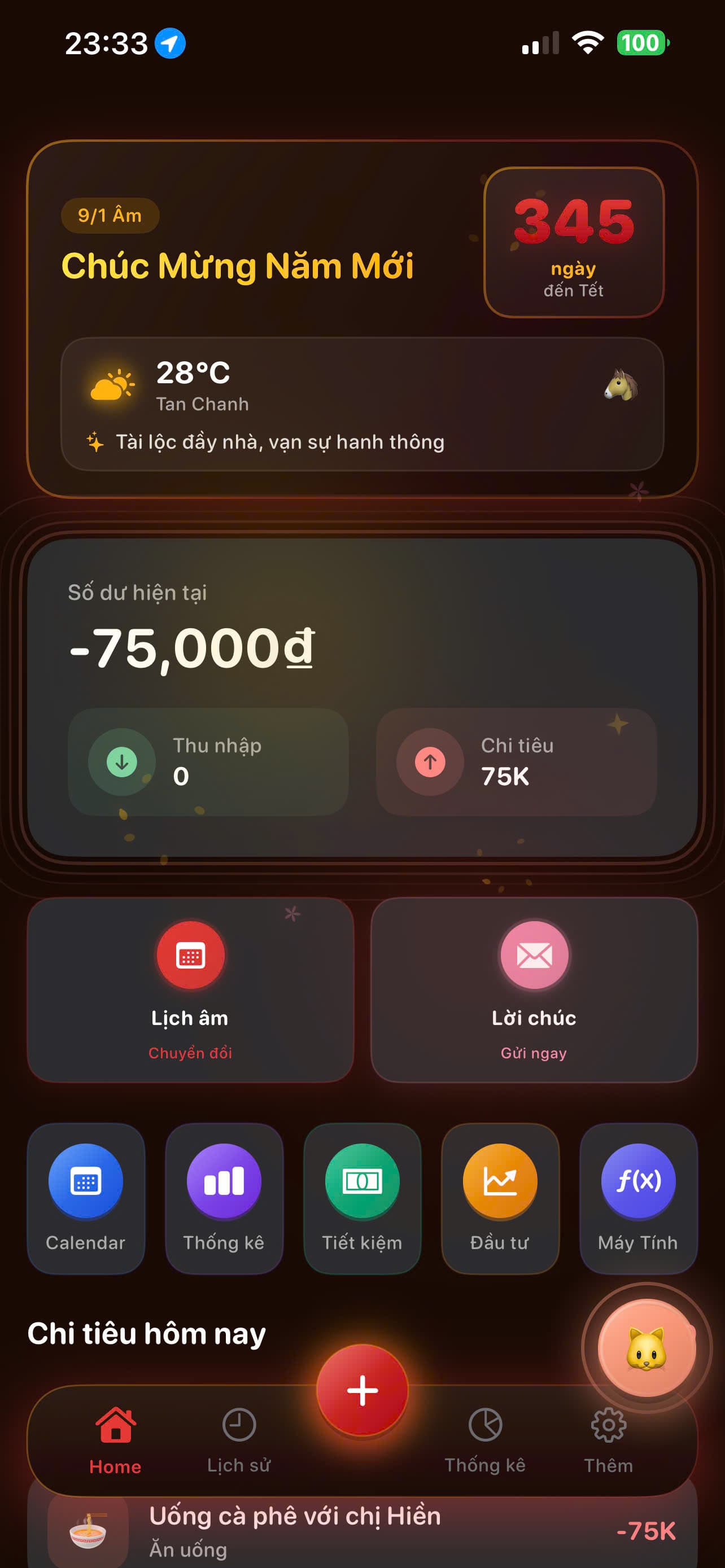 Monity app screenshot